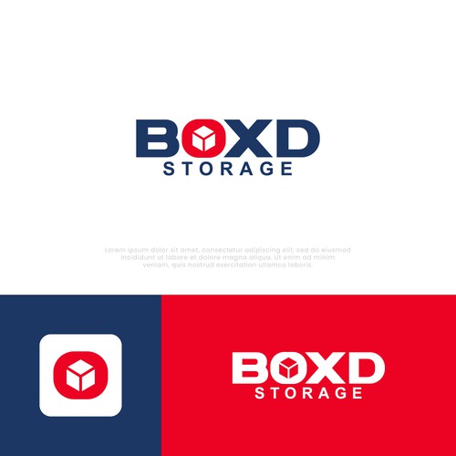  Boxd Storage logo design