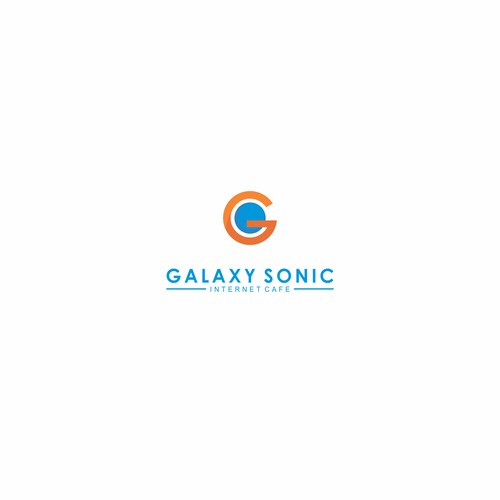 Logo concept for internet cafe