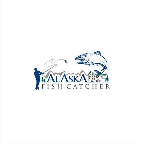 Alaskan Fishing Guide and Lodge Logo