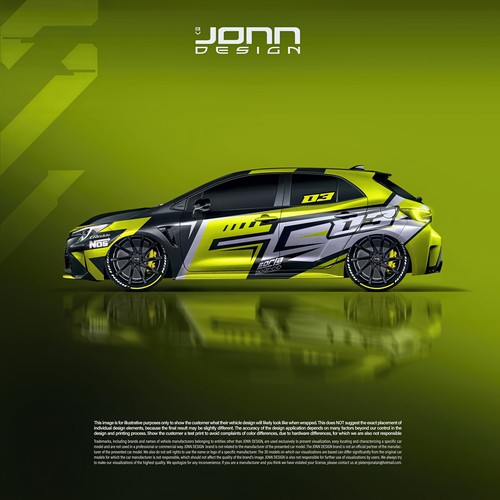 Racing Car wrap