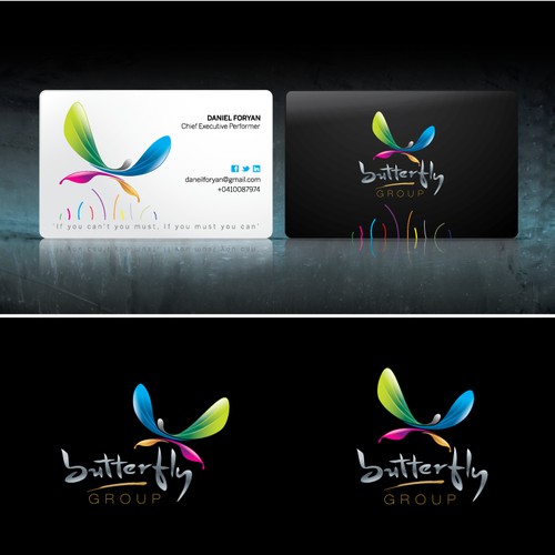 Butterfly Group:Visionary Inspring Amazing Creative Logo & Business Card Needed!