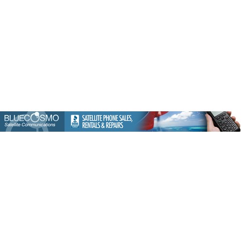 New banner ad wanted for BlueCosmo Satellite Communications