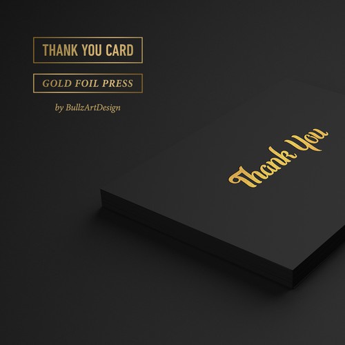 "Thank You" -  Greeting Card Design