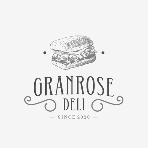 Classic and mature logo concept for GRANROSE DELI