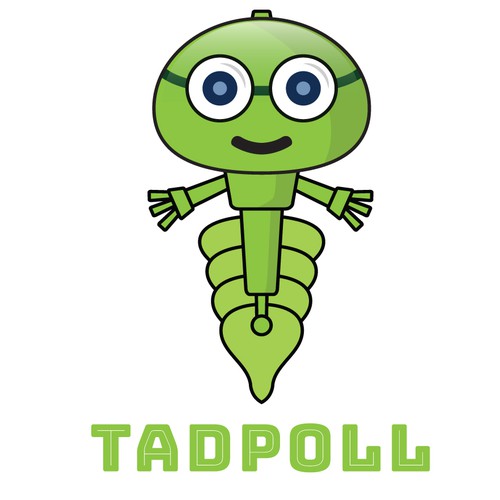 concept design for design a cool tadpole character.