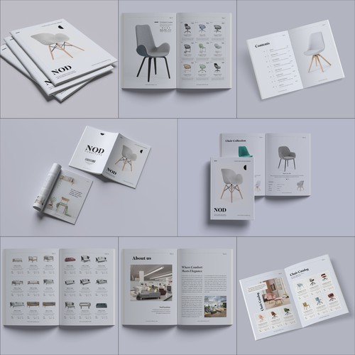 Catalog design for furniture Store