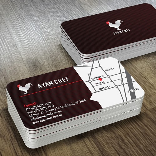 Logo and Business Card for restaurant