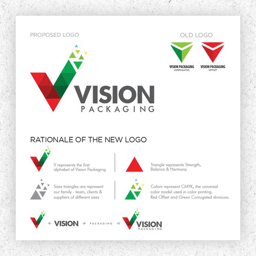 Vision Packaging Logo Design