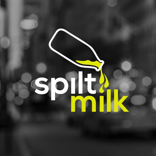 Got Milk? Spilt Milk is looking for a new logo, all dairy/retro signage fans apply!