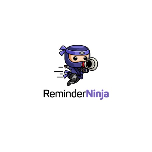 Mascot logo for Reminder Ninja