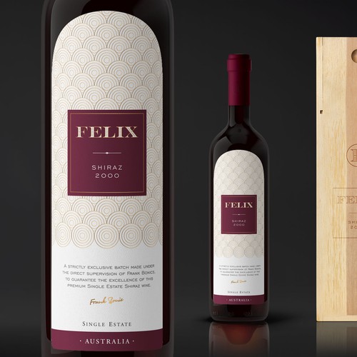 Luxury Wine Label - Felix