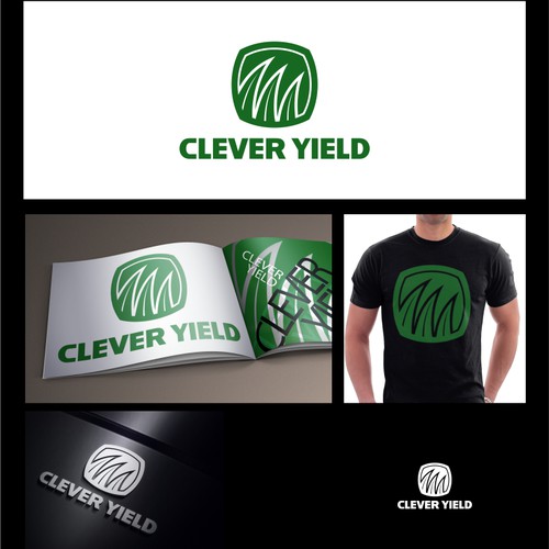 clever yield logo designs