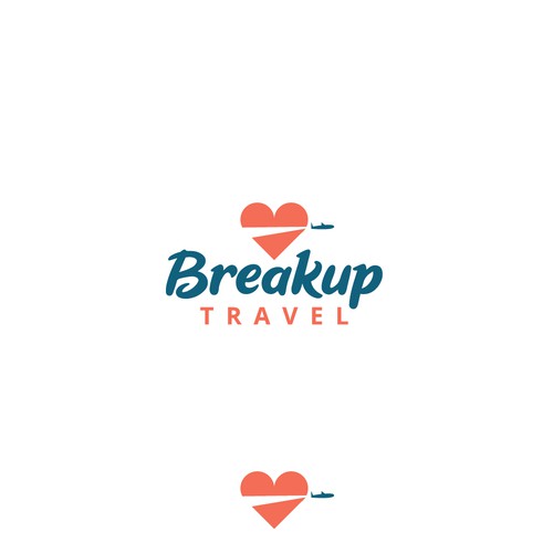 Logo concept for Breakup Travel