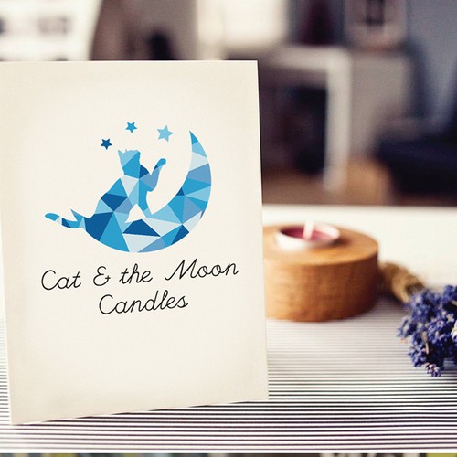 Modern logo for candle shop