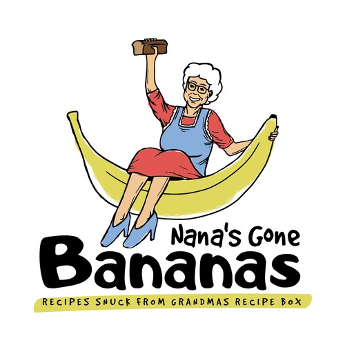 Banana bread character design