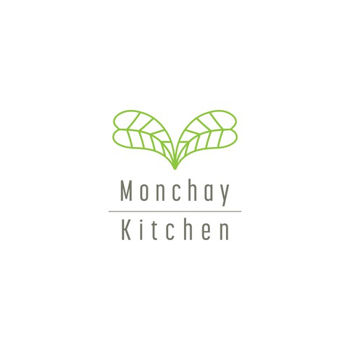 Modern & simple logo design for a vegan pop-up eatery