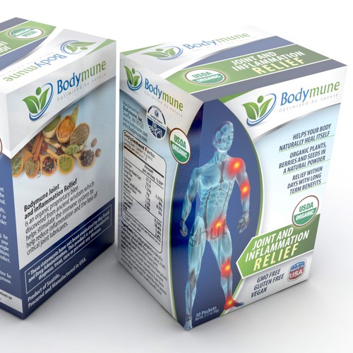 New product packaging wanted for Bodymune