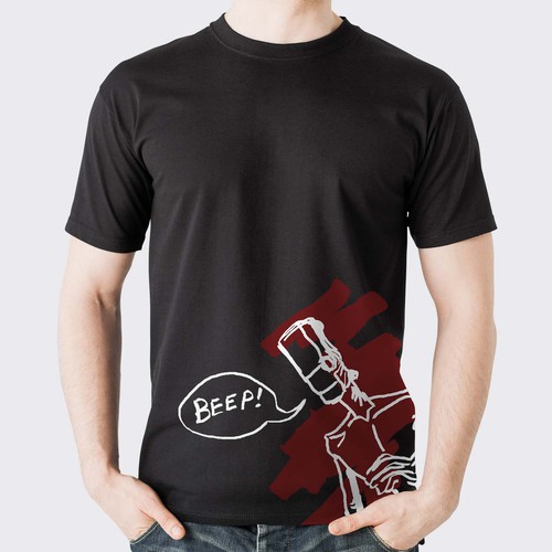 Video game character - official game t-shirt