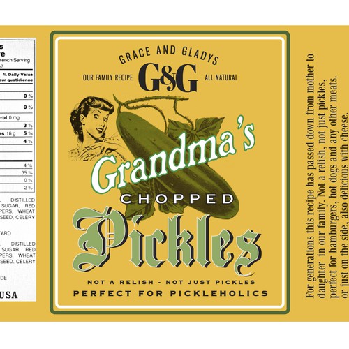 label for pickles
