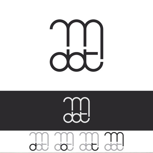 simple flat logo for fashion brand