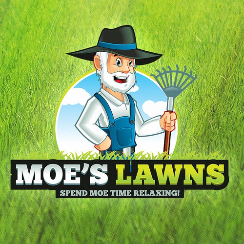 I need a designer to build me "Moe" a male mascot for a lawn care company.