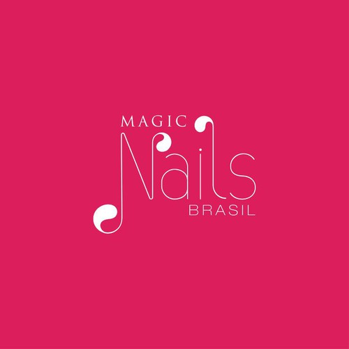 logo for webstore Magic Nails Brasil