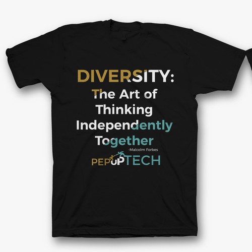 Tshirt design for a tech-focused nonprofit organization