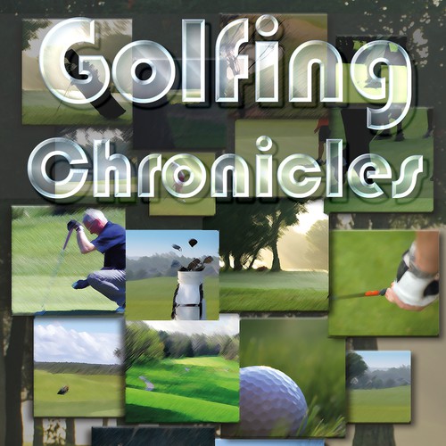 Create a Book Cover for short story fiction called The Golfing Chronicles