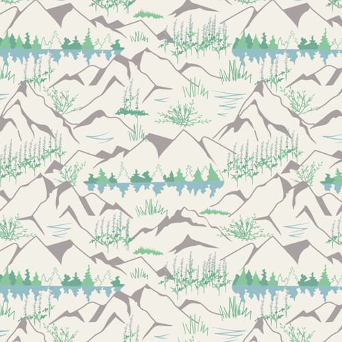 Fabric pattern for climbing chalk bag