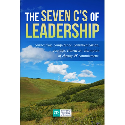 Create a cover for The Seven C's of Leadership