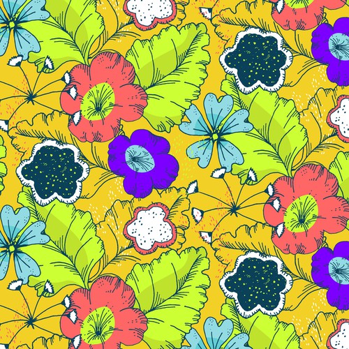 Floral pattern design