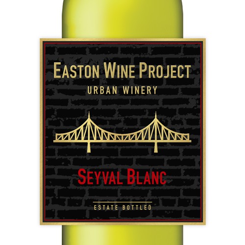 Wine Label Design using existing logo