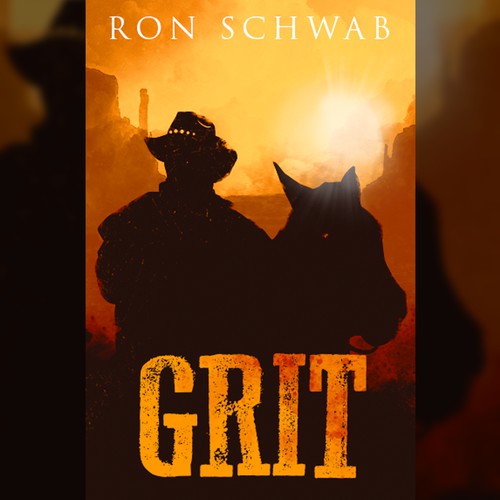 Book cover for western novel