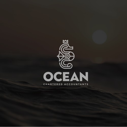 Logo design for Ocean Chartered Accounting 