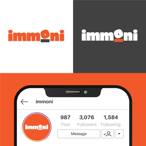 Logo for immoni