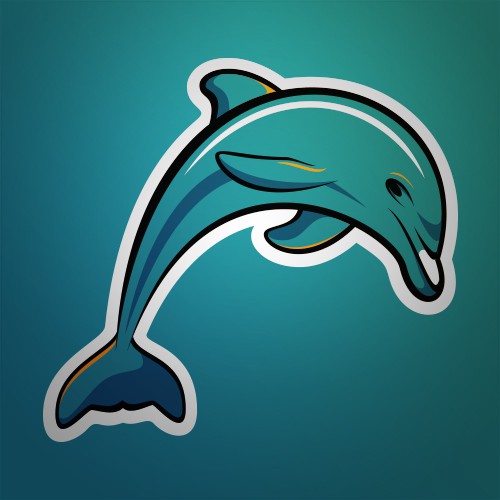 Dolphin Football Logo