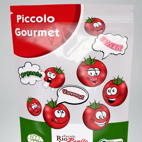 Sweet Organic Tomatoes in Pouches for KIDS!!!