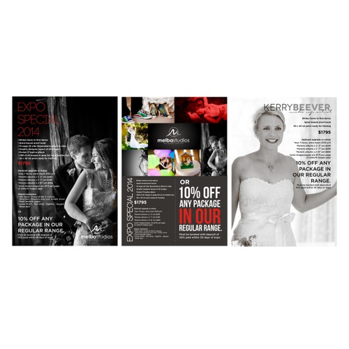 A4 flyer for wedding photography Promo