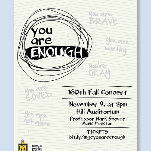 You are enough - Concert poster
