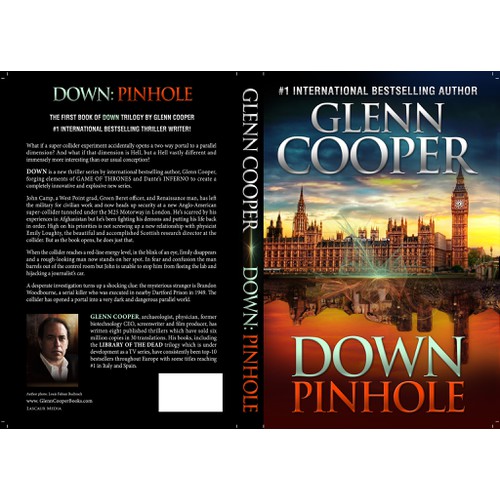 Create a book cover for a #1 international bestselling author!