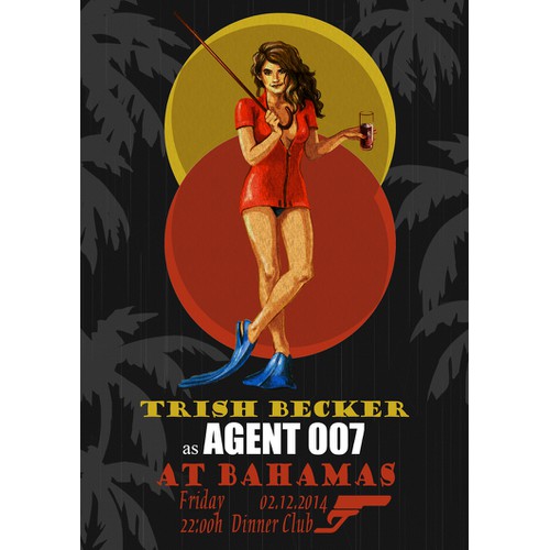 Need 1960's James Bond "Thunderball" inspired illustration.