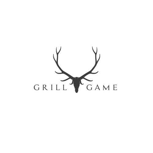 Silhouete logo concept for Grill Game