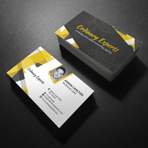 Create business cards for new technology consulting firm in SoCal