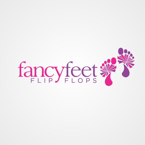 logo for Fancy Feet Flip Flops