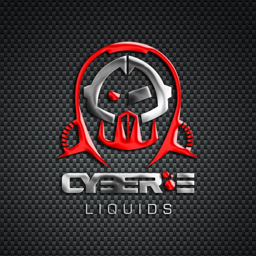 Create the next logo and business card for Cyber E Liquids