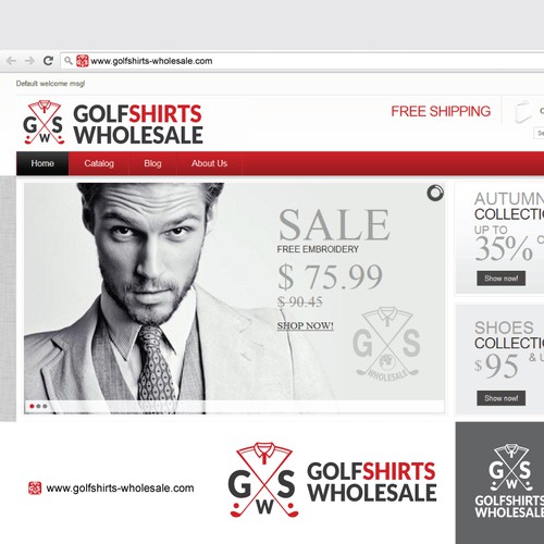 Create a Logo for an online retailer of golf shirts