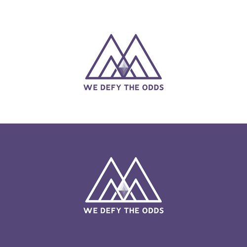 Triangles and Diamond Logo for We Defy The Odds
