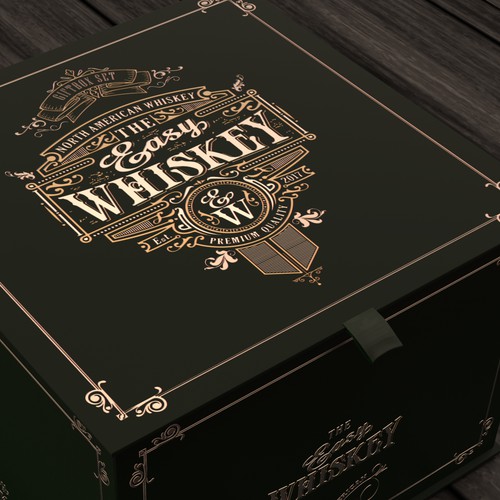 Whiskey box design