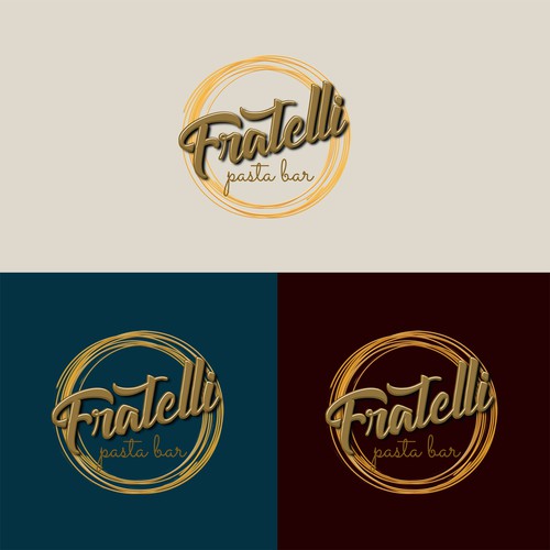 logo concept for sophisticated pasta bar