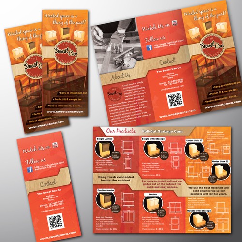 The Sweet Can Co needs a new brochure design